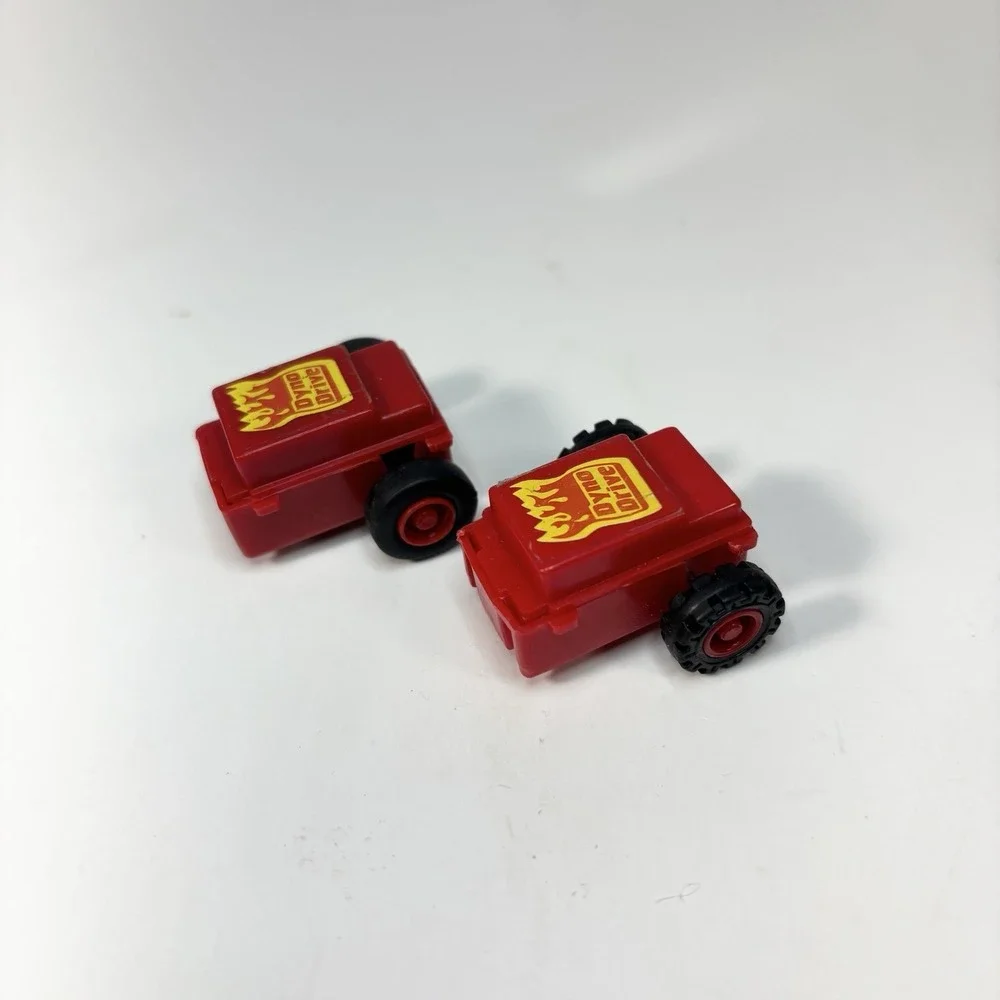 Vintage Made in Macau‎ MC Transformer Red Dyno Drive Bundle Of 2 Read